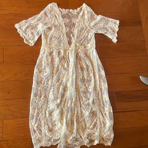 Sheer Lace Cover Up